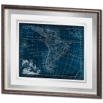 *Map of South America Blueprint *