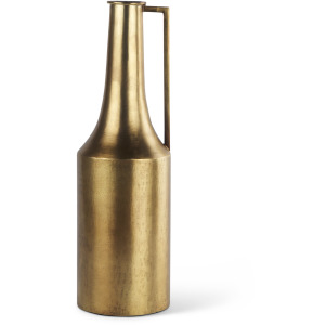 Aubrey Medium 18.0H Gold Iron Jug Vase