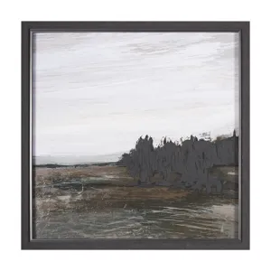 Cloudy Day II by Mercana Studio a Hand Embellished Textured Framed Art Print