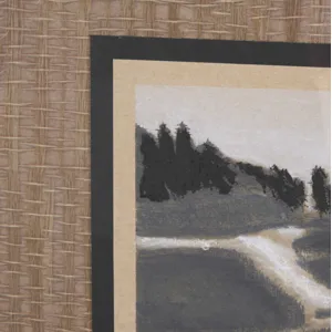 Marshland Shadows (Set of 2) by Mercana Studio a Hand Embellished Framed Art Print Matted under Glas