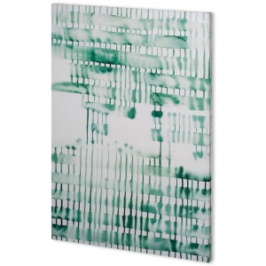 Barred II by Grace Popp a Hand Embellished Textured Canvas