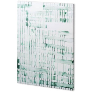 Barred I by Grace Popp a Hand Embellished Textured Canvas