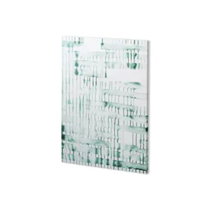 Barred I by Grace Popp a Hand Embellished Textured Canvas