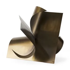 Francesca 18" Antique Gold Metal Sculptural Decorative Object