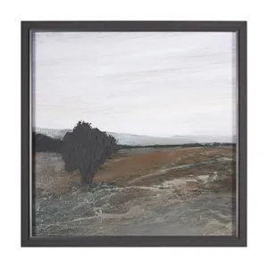 Cloudy Day I by Mercana Studio a Hand Embellished Textured Framed Art Print