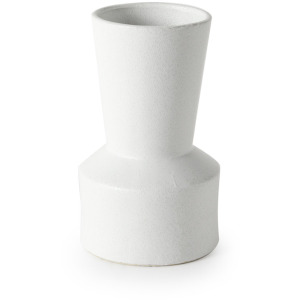 Laforge Small White Ceramic Vase