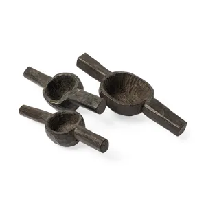 Oro Brown Tribal Inspired Measuring Cups - Set of 3)