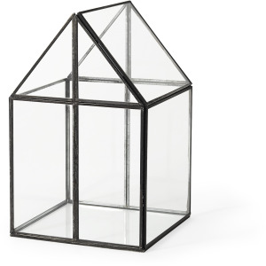Sikes (Medium) Hut Terrarium W/Glass Base