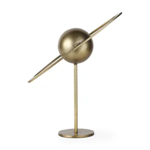 Atlas Gold Metal Solar System Ornament