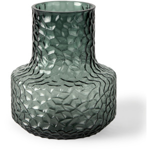 Jolene Short Green Glass Vase