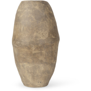 Rundal Large Gray Paper Mache Vase