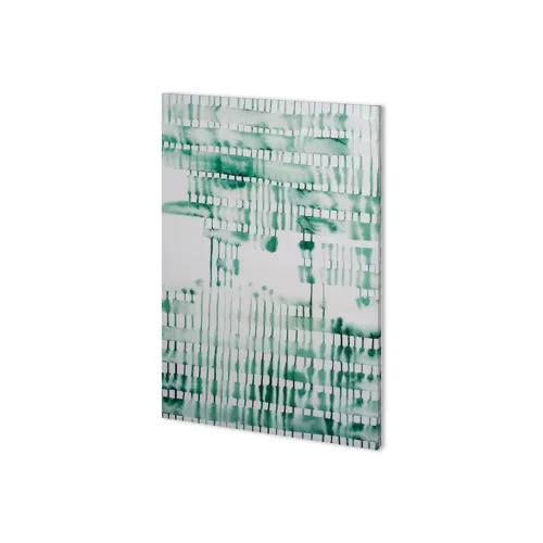 Barred II by Grace Popp a Hand Embellished Textured Canvas