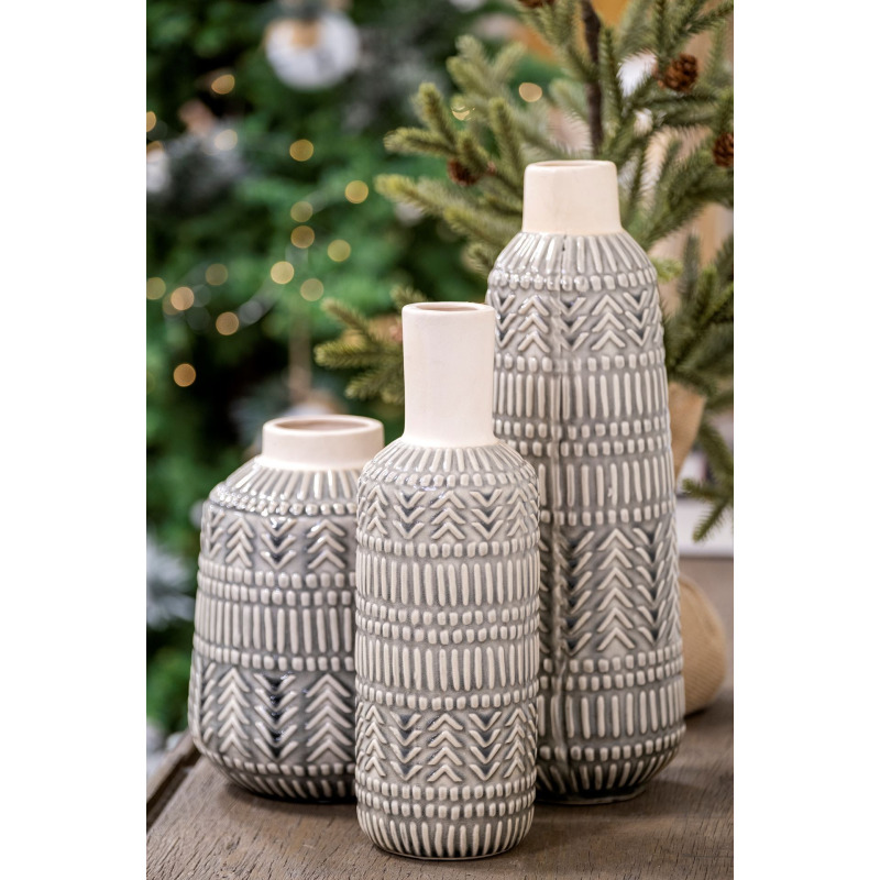 Riker III Large Ceramic Vase - Thumbnail 4