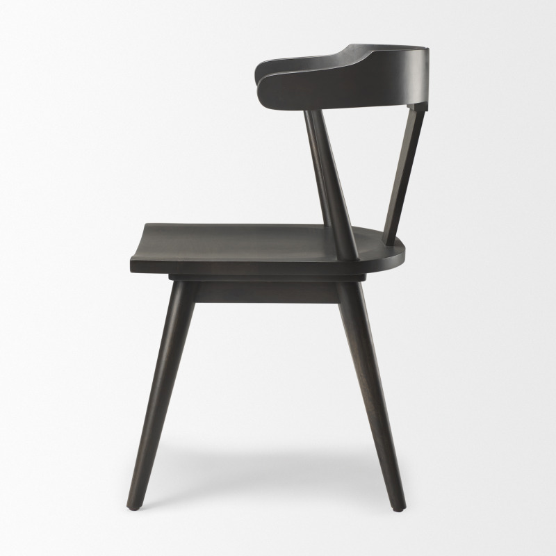 Calvin Dark Brown Wooden Dining Chair 69364 by Mercana at Missouri