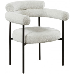Blake Boucle Fabric Upholstered Dining Chair