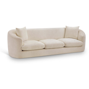 Penelope 92.5" Chenille Fabric Upholstered Upholstered Sofa