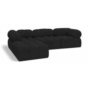 Ames 102" Boucle Fabric Upholstered 4pc. Modular Sectional