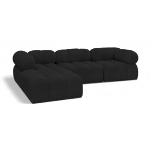 Ames 102&quot; Boucle Fabric Upholstered 4pc. Modular Sectional