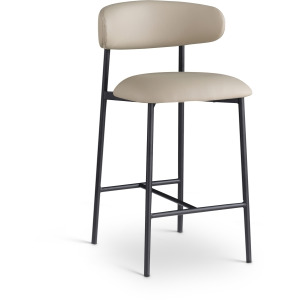 Lupita Vegan Leather Upholstered Counter Stool