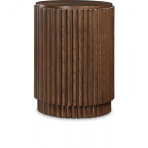 Ronin Solid Wood And Oak Veneer End Table