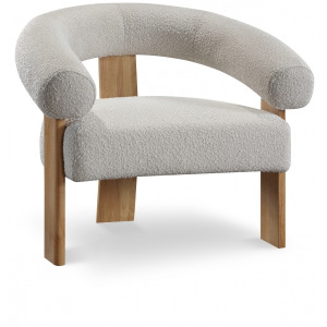 Winston Boucle Fabric Upholstered Accent Chair