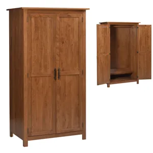 Williamsport Wardrobe w/ Rod &amp; Shoe Shelf