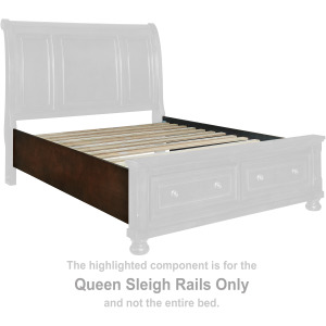 Porter Queen Sleigh Rails
