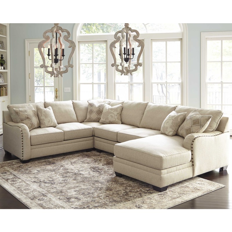 Luxora 4Piece Sectional with Chaise by Millennium by Ashley