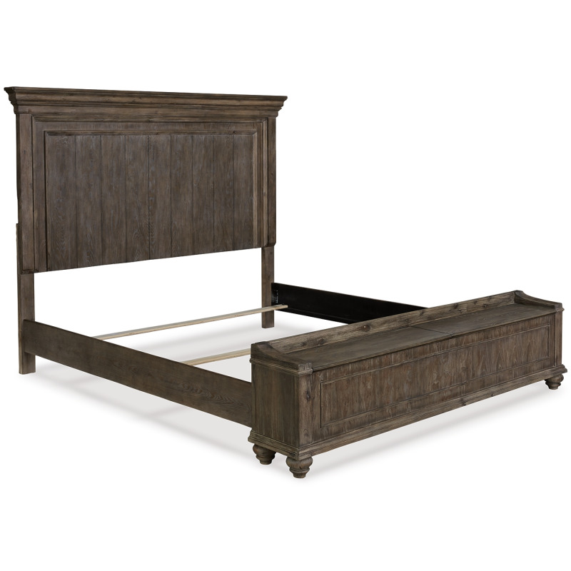 Johnelle California King Panel Bed with Storage Bench B776B12 at Ashley