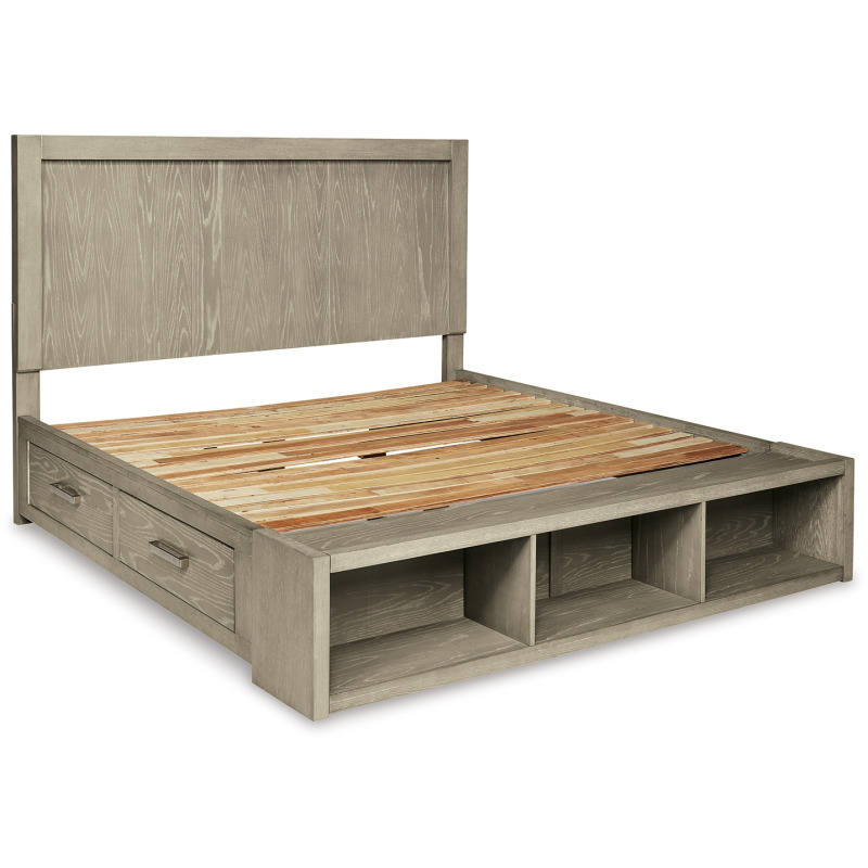 Fawnburg California King Panel Bed with Storage B793B7 by Millennium by