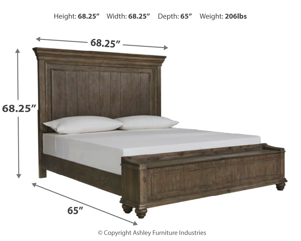 Johnelle Queen Panel Bed with Storage B776B6 at Ashley HomeStore