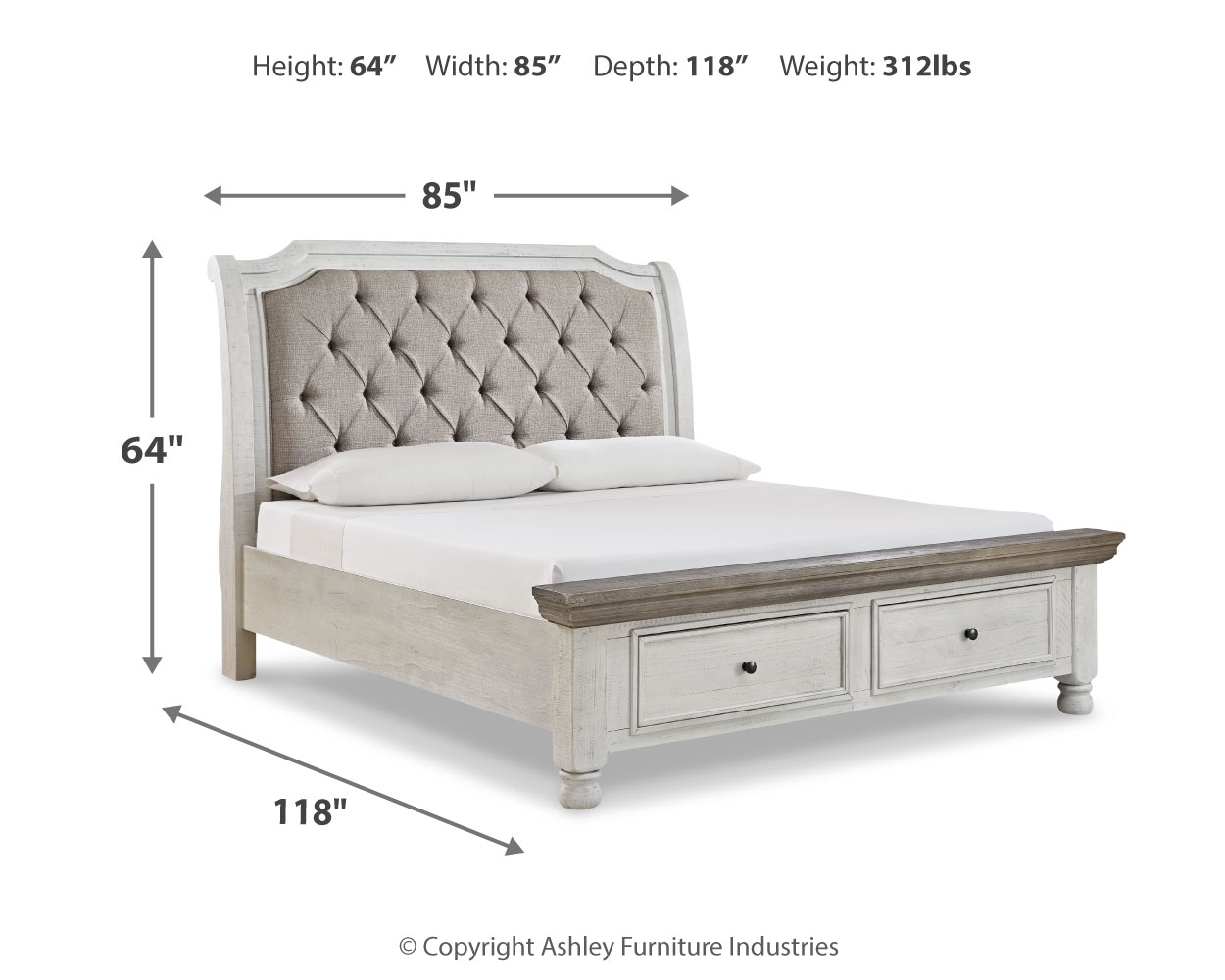 Havalance King Sleigh Bed with Storage B814B9 at Ashley HomeStore