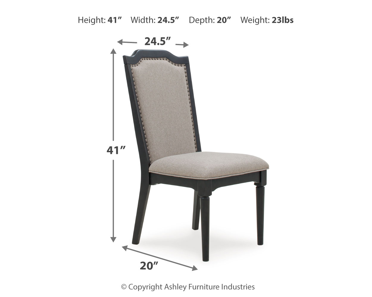 Welltern Dining Chair (Set of 2) D97101X2 at Ashley HomeStore