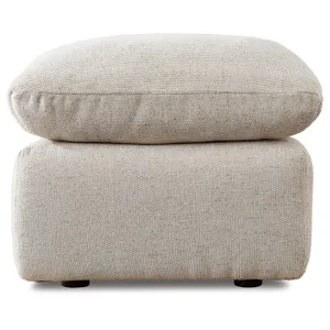 Refined Oversized Chair and Ottoman