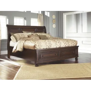 Porter King Sleigh Storage Bed