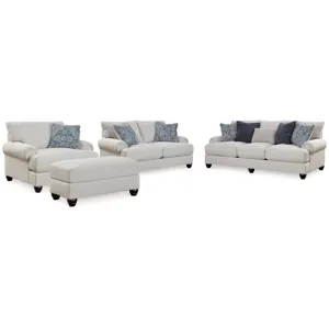 Avocet Sofa, Loveseat, Oversized Chair and Ottoman