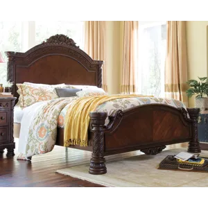 North Shore King Panel Bed, Dresser, Mirror, Chest and Nightstand