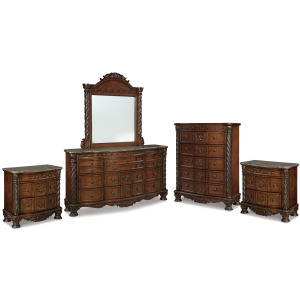 North Shore Dresser, Mirror, Chest and 2 Nightstands
