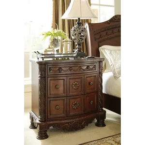 North Shore King Panel Bed, Dresser, Mirror, Chest and Nightstand