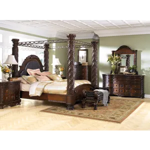 North Shore King Poster Bed with Canopy