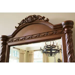 North Shore King Panel Bed, Dresser, Mirror, Chest and Nightstand