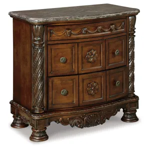 North Shore King Panel Bed, Dresser, Mirror, Chest and Nightstand
