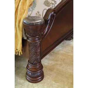 North Shore King Panel Bed, Dresser, Mirror, Nightstand and Bench