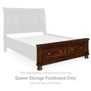 Porter Queen Storage Footboard