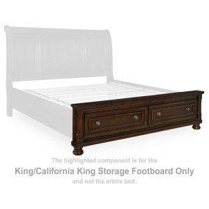 Porter King/California King Storage Footboard