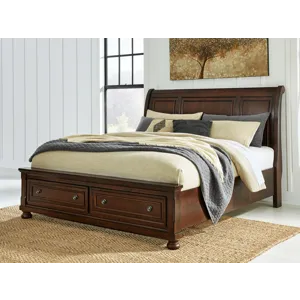 Porter California King Sleigh Storage Bed