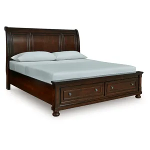 B697 KG SLEIGH BED W/ STORAGE
