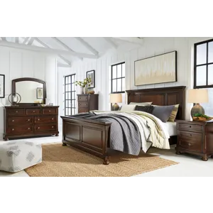 Porter King Panel Bed, Dresser, Mirror, Chest and Nightstand