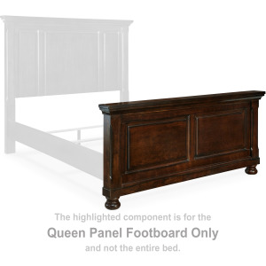 Porter Queen Panel Footboard