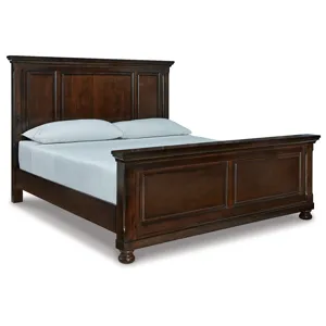 B697 KING PANEL BED